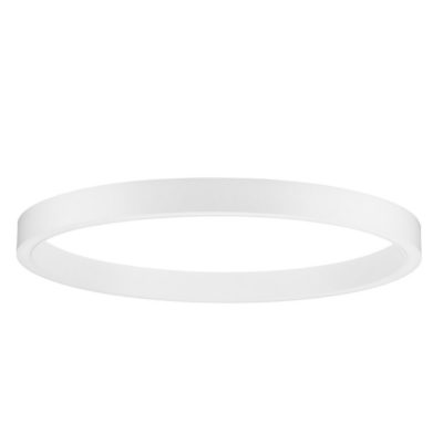 Pierścieniowy plafon sufitowy Milpa L w białym kolorze