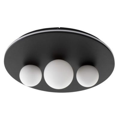 Potrójna lampa sufitowa Abras 3 w klasycznych kolorach