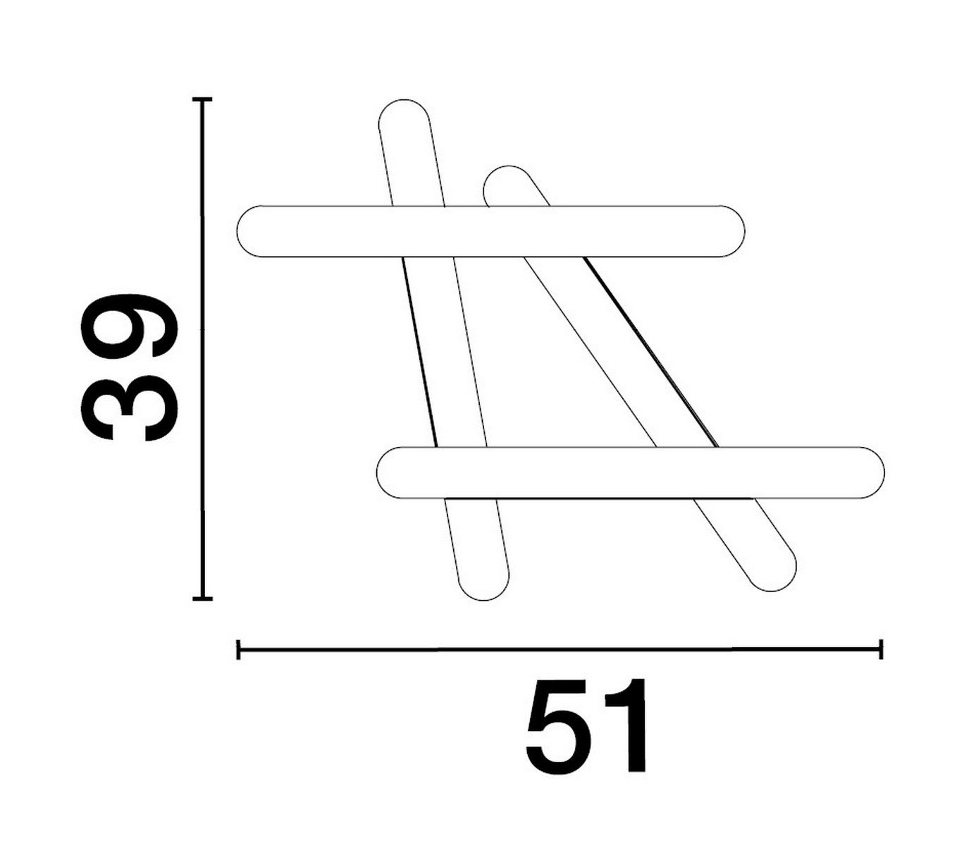 Nowoczesna lampa sufitowa Acala S do salonu