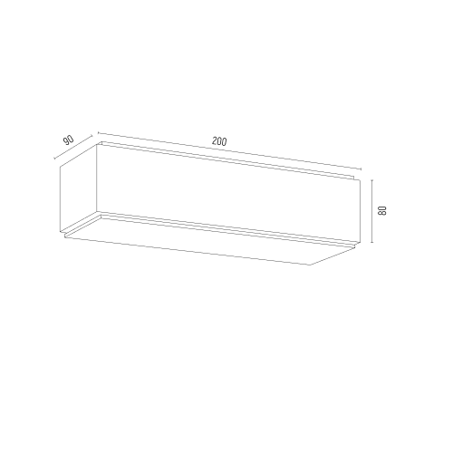 Czarna lampa ścienna Carlson S wykonana z drewna