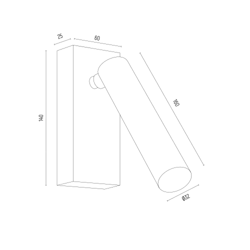 Zielony kinkiet ścienny Rio w nowoczesnym stylu