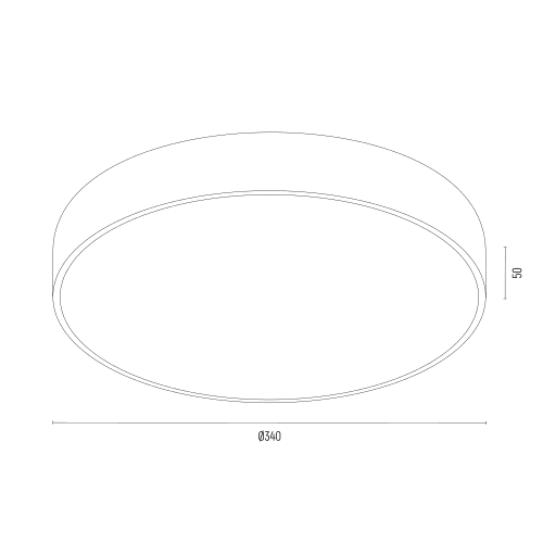 Zielony plafon sufitowy Tiamo