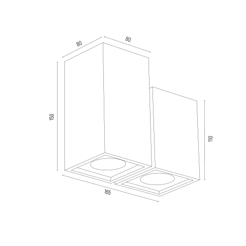 Drewniana lampa sufitowa Mortimer 2 o ciekawym designie