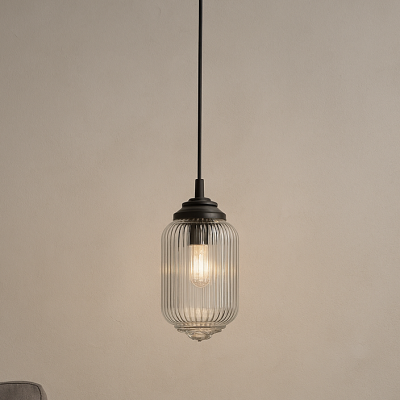 Pojedyncza lampa wisząca Arauca C wykonana ze szkła