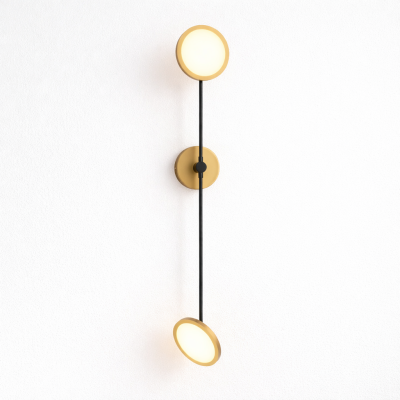 Designerski kinkiet ścienny Abot 2 do salonu