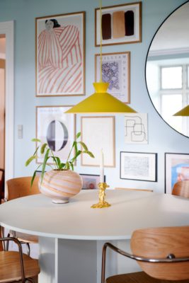 Lampy wiszące żółte