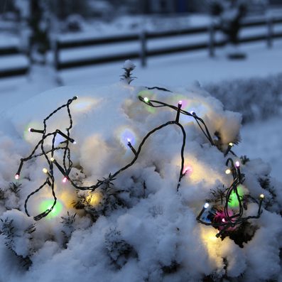 Efektowne lampki choinkowe multikolor 800 cm / 700 cm