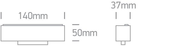 Czarna listwa magnetyczna LED Acer 42120B/B/W - ONE Light