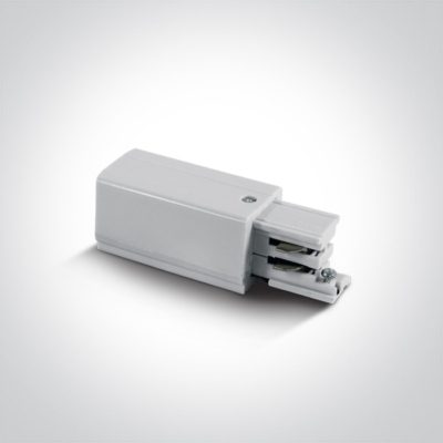 Biała końcówka zasilająca lewa 3F 41004A/W/L - ONE Light