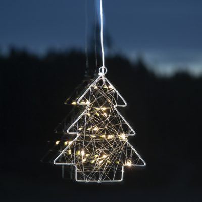 Dekoracyjna choinka do powieszenia na przyssawkę Wiry