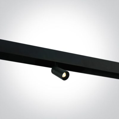 Czarny reflektor do szyn magnetycznych Krinis 42108/B/W - ONE Light