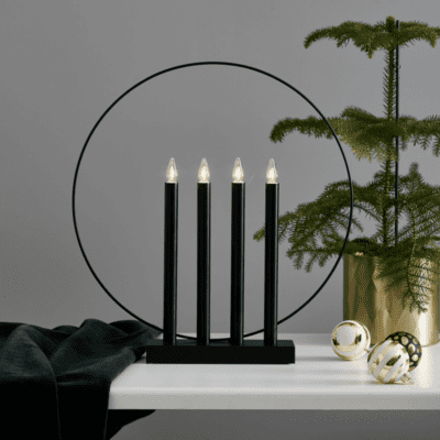 Loftowy świecznik świąteczny