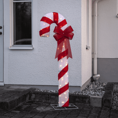 Świąteczna laska cukrowa z podświetleniem LED Candycane