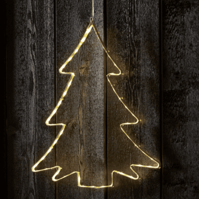 Choinka LED do zawieszenia na okno Lumiwall