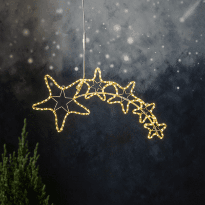 Dekoracja zewnętrzna w kształcie spadającej gwiazdy Ropeart