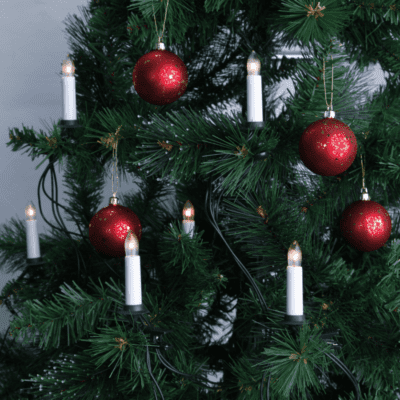 Lampki choinkowe typu świeca