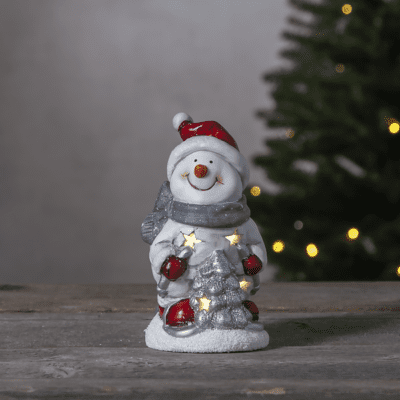 Bałwanek wykonany z masy ceramicznej Friends