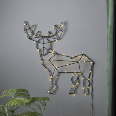 Geometryczna dekoracja ścienna renifer Cupid