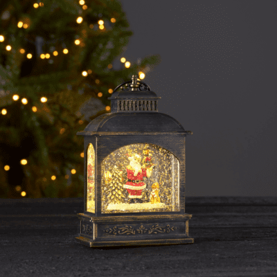 Vintage latarenka ze św. Mikołajem Vinter