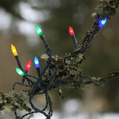 Kolorowe lampki zewnętrzne LED 1600 cm