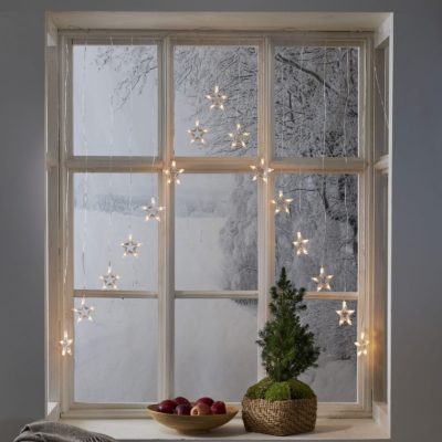 Kurtyna świetlna LED z gwiazdami 125 cm