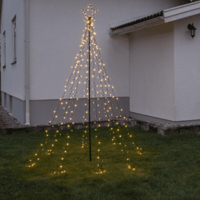 Lampki LED z pierścieniem i gwiazdą Spiky 100 cm
