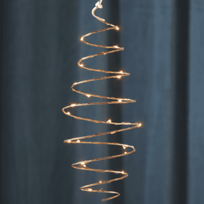 Miedziana dekoracja wisząca z diodami LED Dizzy