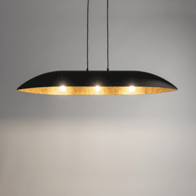 Nietypowa lampa wisząca Lise 3 nad stół