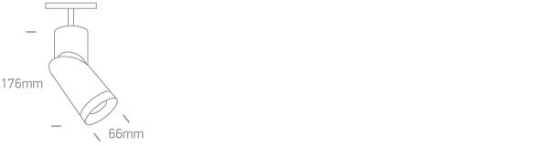 Nowoczesny reflektor do szyn magnetycznych Pavo 42116C/B/W - ONE Light