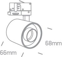Reflektor w klasycznej kolorystyce Ravin 65656AT/W/W - ONE Light