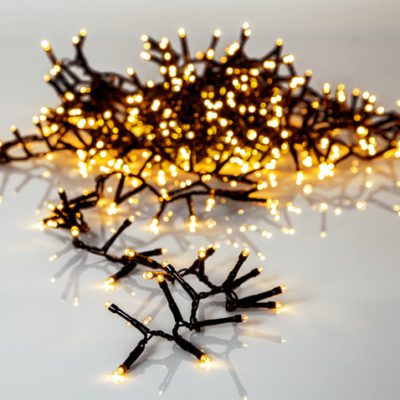 Lampki choinkowe LED z ciepłym światłem 2400 cm