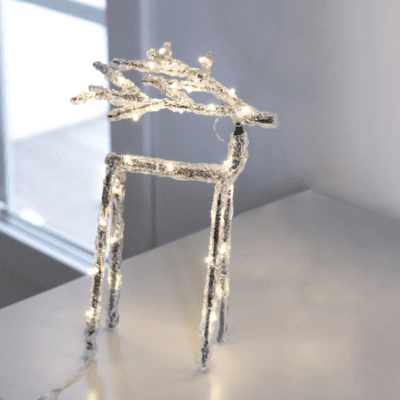 Podświetlany renifer o minimalistycznej formie Icy