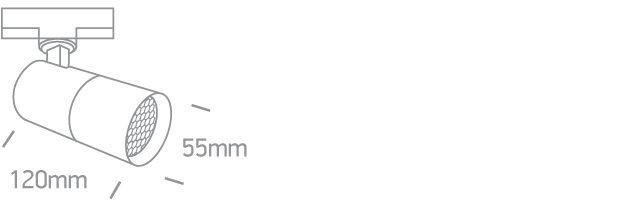 Reflektor z wyjmowaną strukturą plastra miodu Fyllo 65522T/W - ONE Light