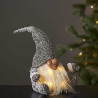 Szary krasnal dekoracyjny Joylight