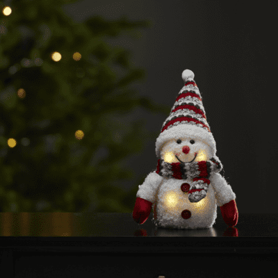 Urocza figurka bałwanek z czerwonymi rękawiczkami Joylight