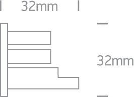 Biała zaślepka 41022A/W - ONE Light