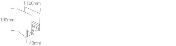 Czarne złączne ścienne