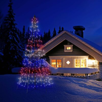 Stożkowe kolorowe lampki LED RGBW 200cm