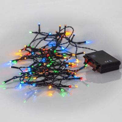 Kolorowe lampki LED z zasilaniem bateryjnym 560 cm