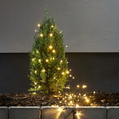 Dekoracyjne lampki choinkowe LED z ciepłym światłem 750 cm