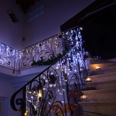 Sterowana telefonem nowoczesna kurtyna LED 500 cm