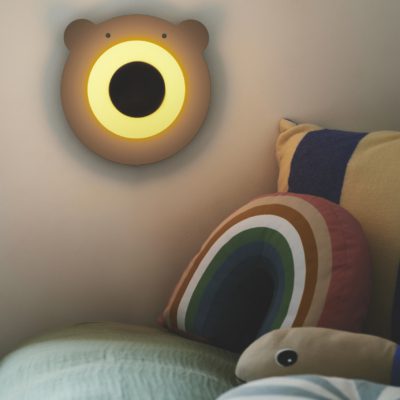 Dziecięca lampa ścienna w kształcie misia Bruna Bear