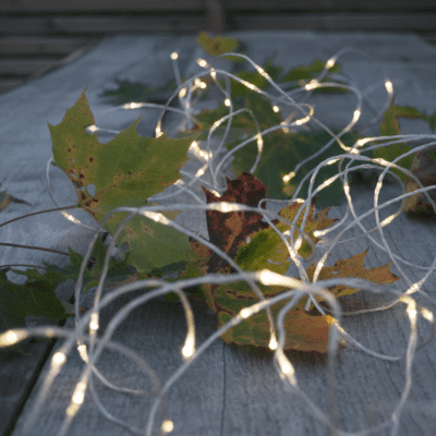 Lampki LED dekoracyjne krople rosy