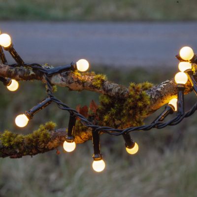 Ledowe lampki w kształcie kulek 600 cm / 1400 cm