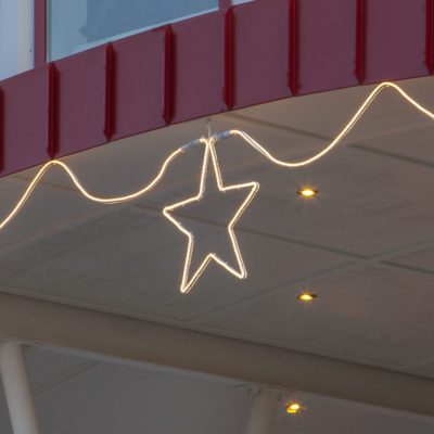 Neon dekoracyjny w kształcie gwiazdy 55 cm