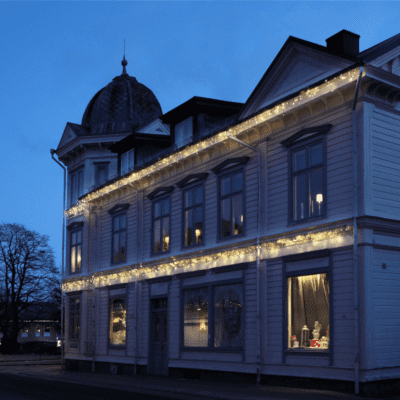 Profesjonalna kurtyna LED o ciepłej barwie światła 300 cm