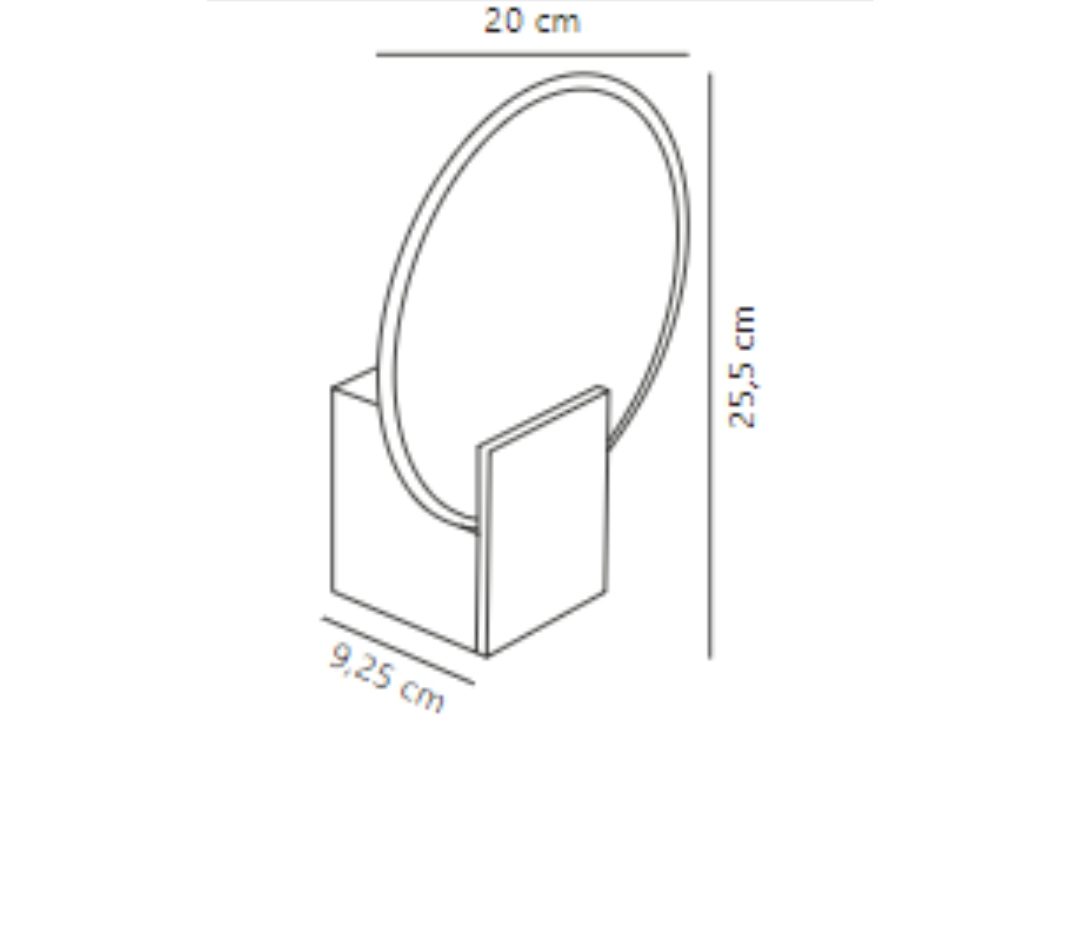 Lampa ścienna Hester z kloszem o matowym wykończeniu