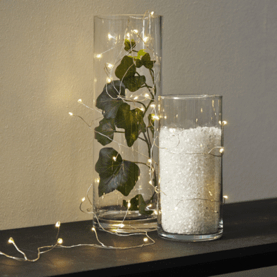 Subtelny łańcuch z lampkami Micro-LED