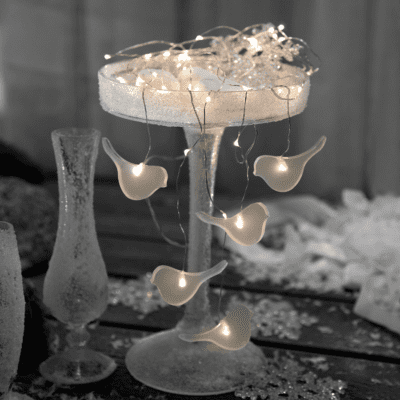 Łańcuch dekoracyjny LED w kształcie ptaszków