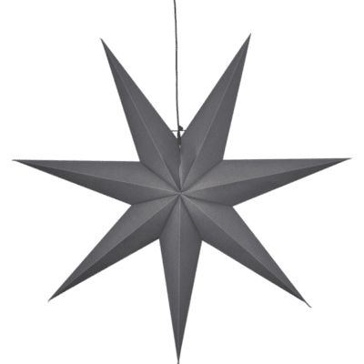 Gwiazda ozdobna Love w szarym kolorze